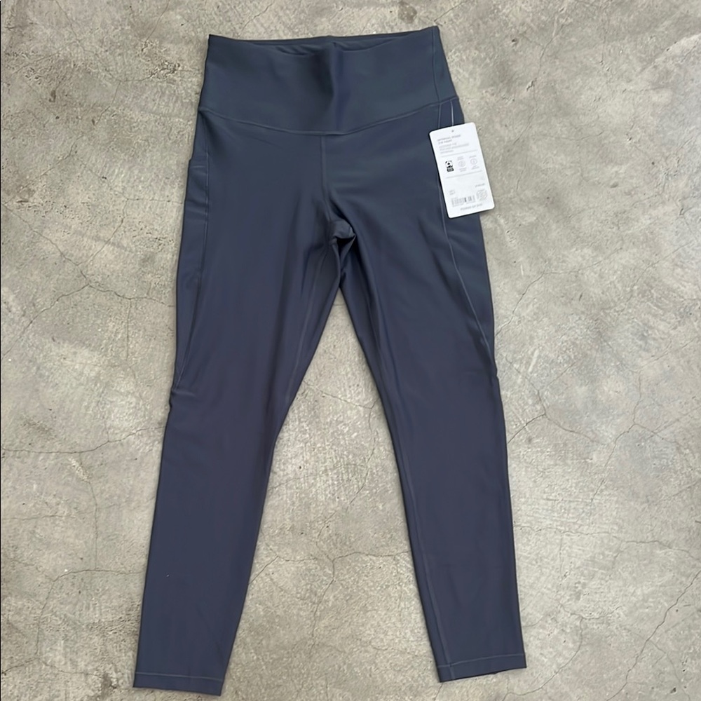Athleta Charcoal High-Waisted Leggings